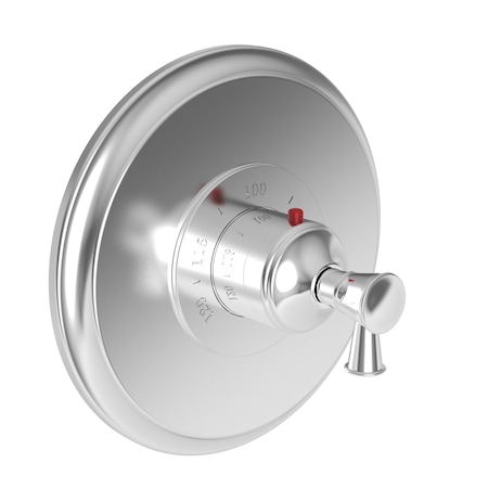 Newport Brass 3/4" Round Thermostatic Trim Plate With Handle in Oil Rubbed Bronze 3-2914TR-10B